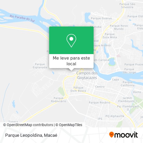 Parque Leopoldina mapa