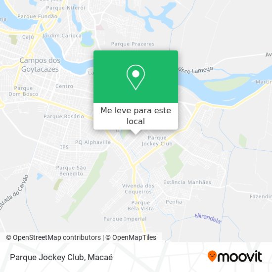 Parque Jockey Club mapa