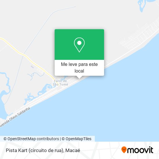 Pista Kart (circuito de rua) mapa