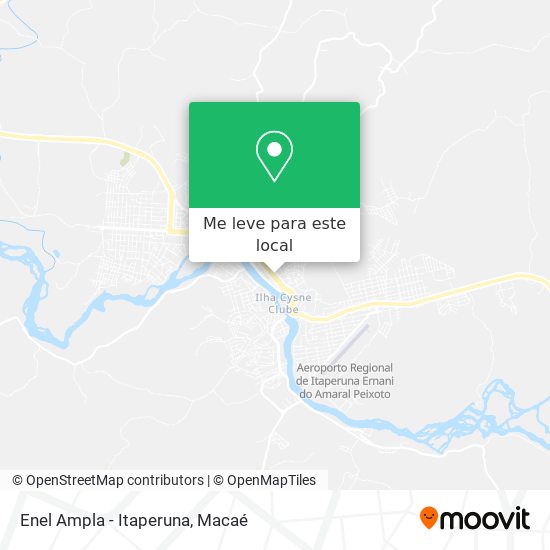 Enel Ampla - Itaperuna mapa