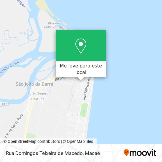 Rua Domingos Teixeira de Macedo mapa