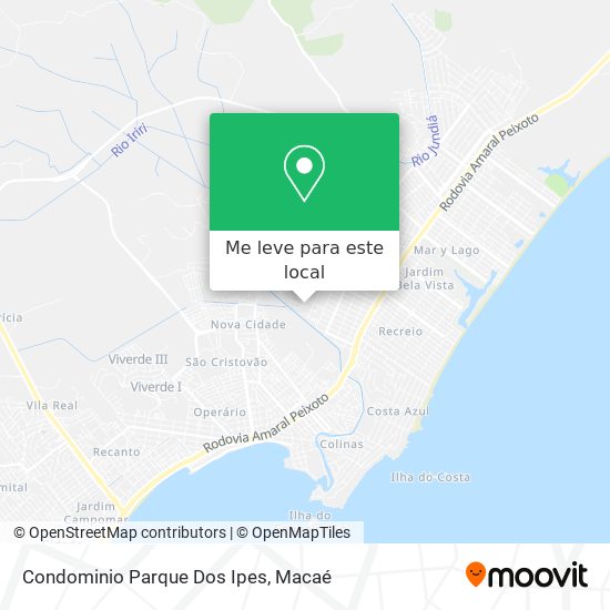 Condominio Parque Dos Ipes mapa
