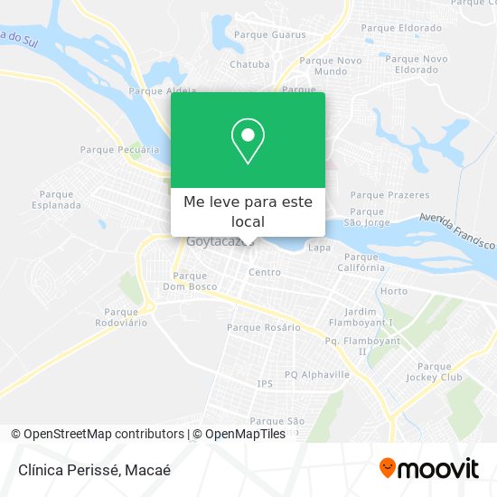 Clínica Perissé mapa