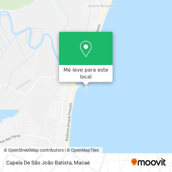 Capela De São João Batista mapa