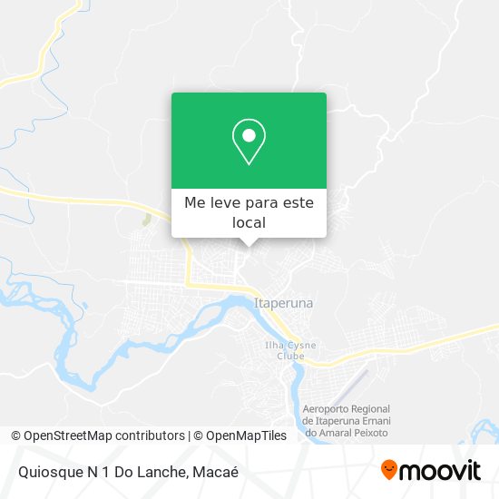 Quiosque N 1 Do Lanche mapa