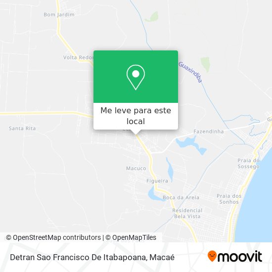 Detran Sao Francisco De Itabapoana mapa