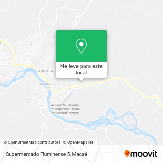 Supermercado Fluminense 5 mapa