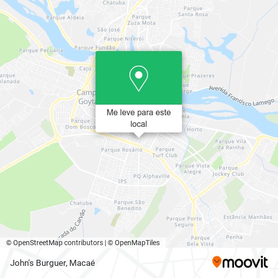 John's Burguer mapa