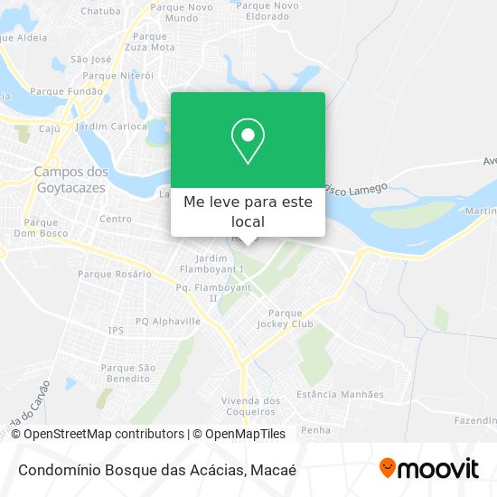 Condomínio Bosque das Acácias mapa
