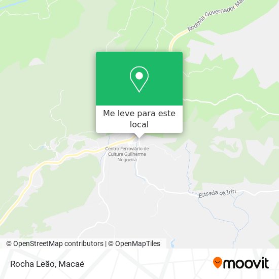 Rocha Leão mapa