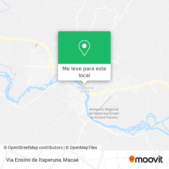 Via Ensino de Itaperuna mapa