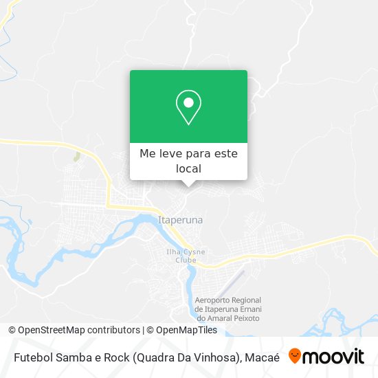 Futebol Samba e Rock (Quadra Da Vinhosa) mapa