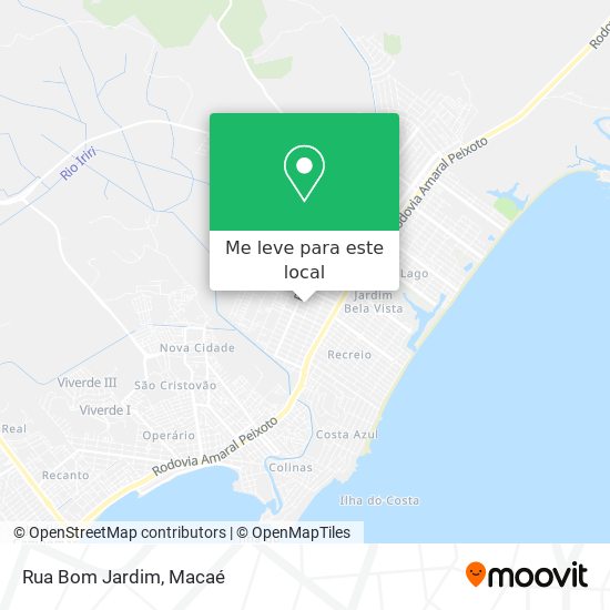 Rua Bom Jardim mapa