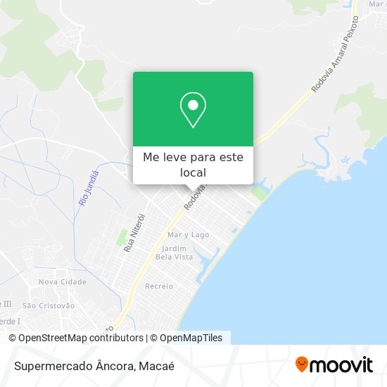 Supermercado Âncora mapa