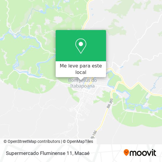 Supermercado Fluminense 11 mapa