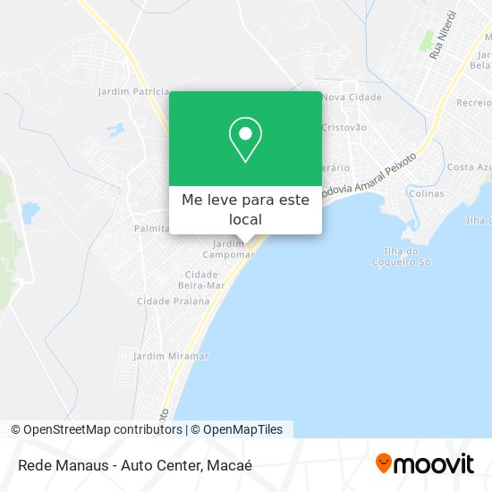Rede Manaus - Auto Center mapa