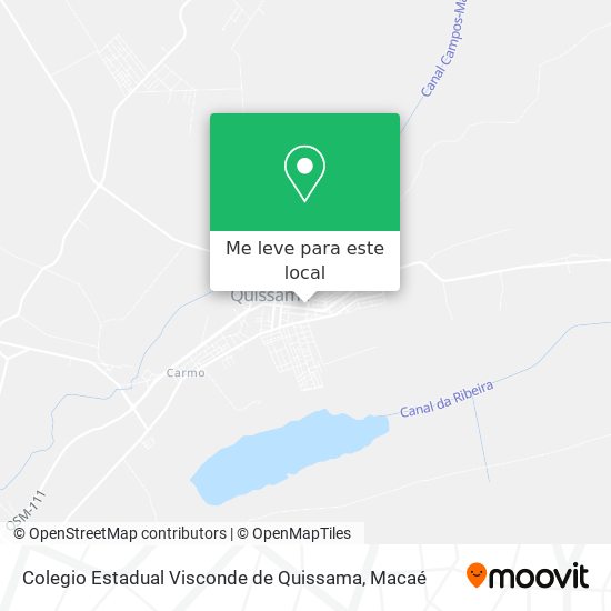 Colegio Estadual Visconde de Quissama mapa
