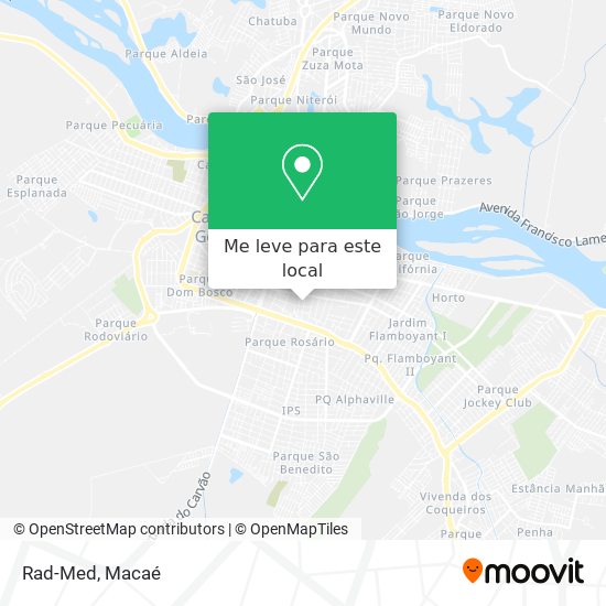 Rad-Med mapa