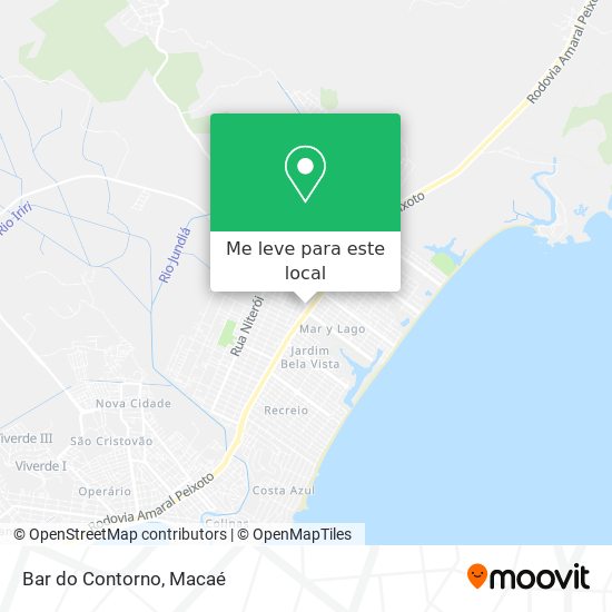 Bar do Contorno mapa