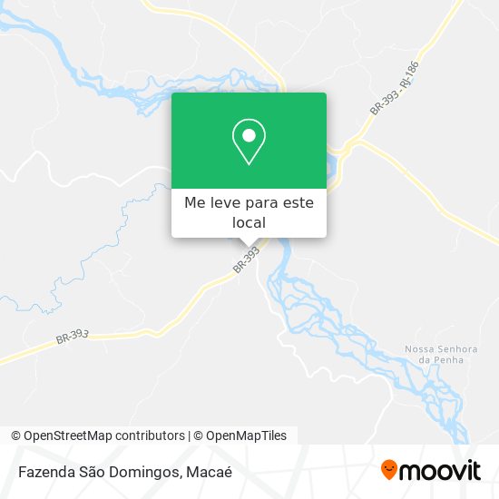Fazenda São Domingos mapa