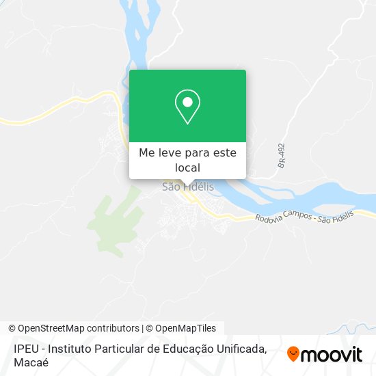 IPEU - Instituto Particular de Educação Unificada mapa