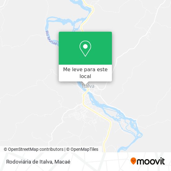 Rodoviária de Italva mapa