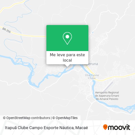 Itapuã Clube Campo Esporte Náutica mapa