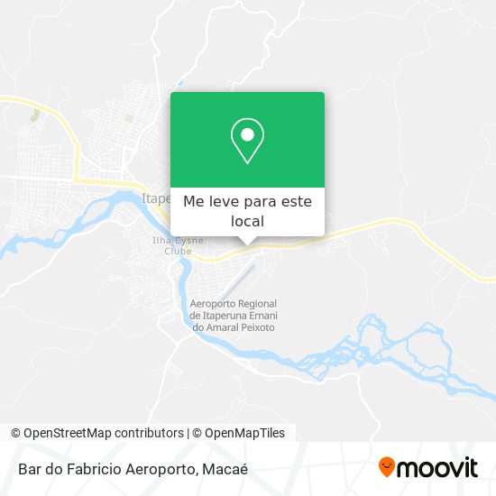 Bar do Fabricio Aeroporto mapa