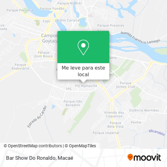 Bar Show Do Ronaldo mapa