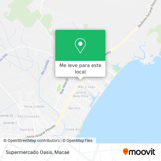 Supermercado Oasis mapa