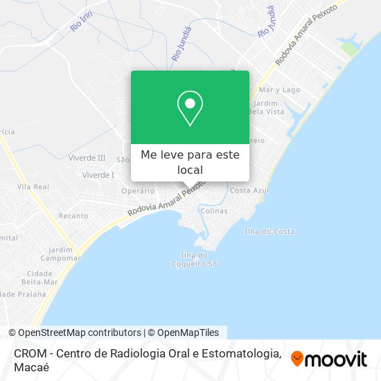 CROM - Centro de Radiologia Oral e Estomatologia mapa