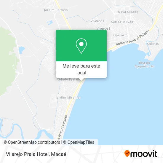 Vilarejo Praia Hotel mapa