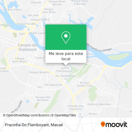 Pracinha Do Flamboyant mapa