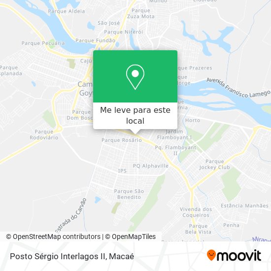 Posto Sérgio Interlagos II mapa