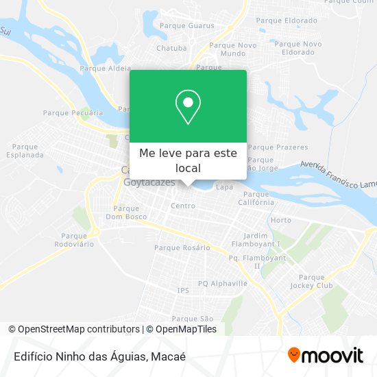 Edifício Ninho das Águias mapa