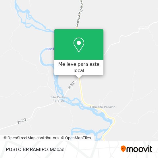 POSTO BR RAMIRO mapa