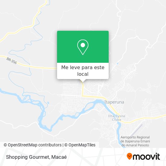 Shopping Gourmet mapa