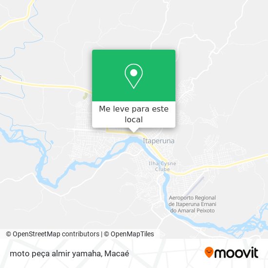 moto peça almir yamaha mapa