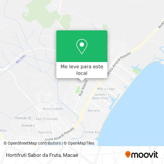 Hortifruti Sabor da Fruta mapa
