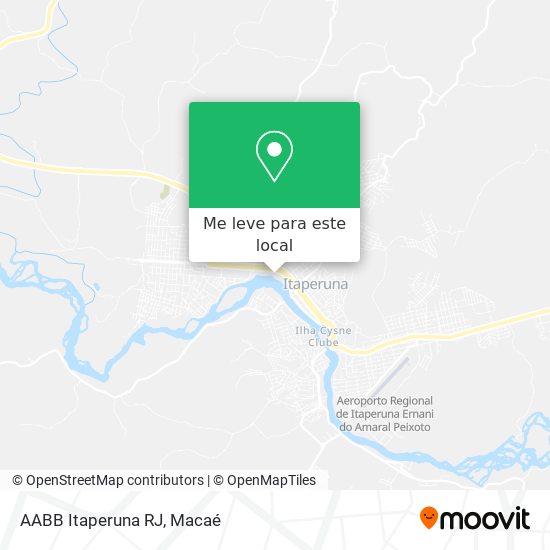 AABB Itaperuna RJ mapa