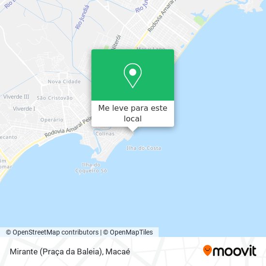 Mirante (Praça da Baleia) mapa