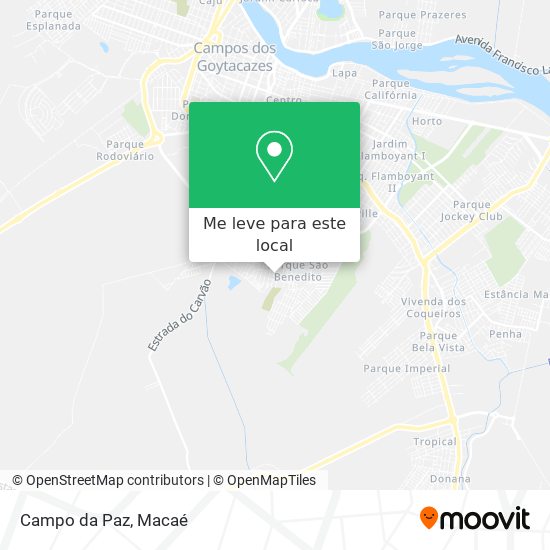 Campo da Paz mapa