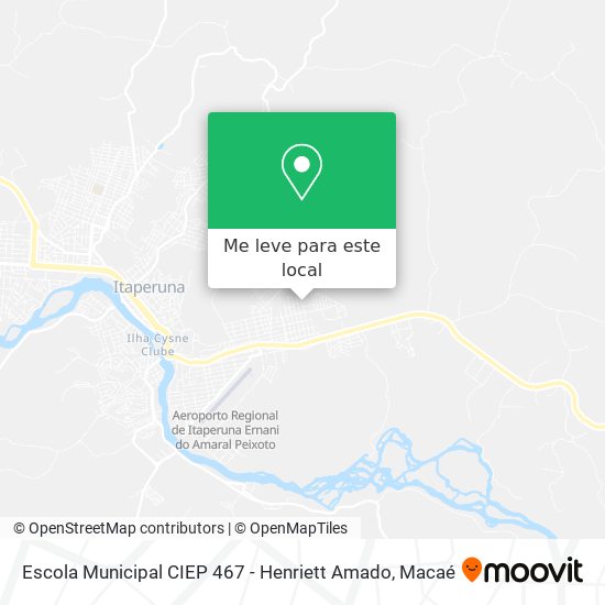 Escola Municipal CIEP 467 - Henriett Amado mapa