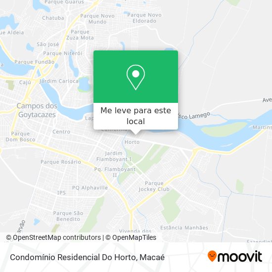 Condomínio Residencial Do Horto mapa