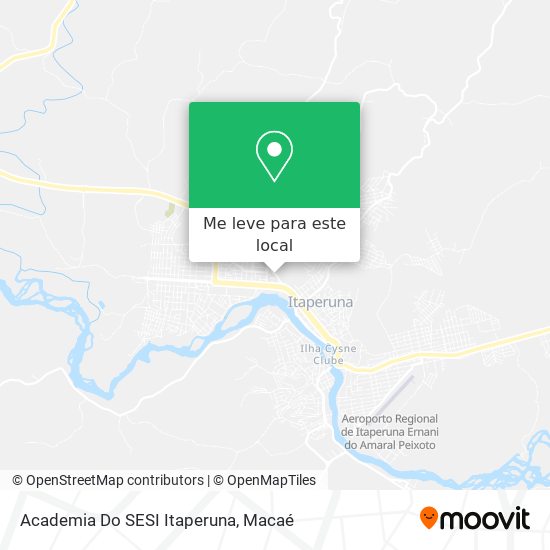 Academia Do SESI Itaperuna mapa