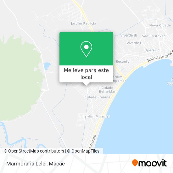Marmoraria Lelei mapa