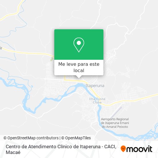 Centro de Atendimento Clínico de Itaperuna - CACI mapa