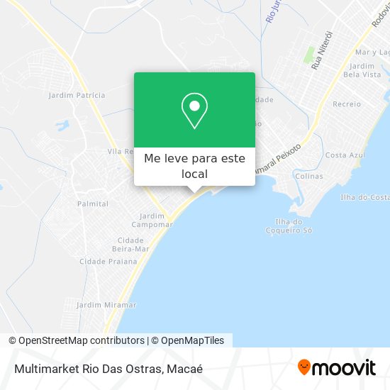 Multimarket Rio Das Ostras mapa
