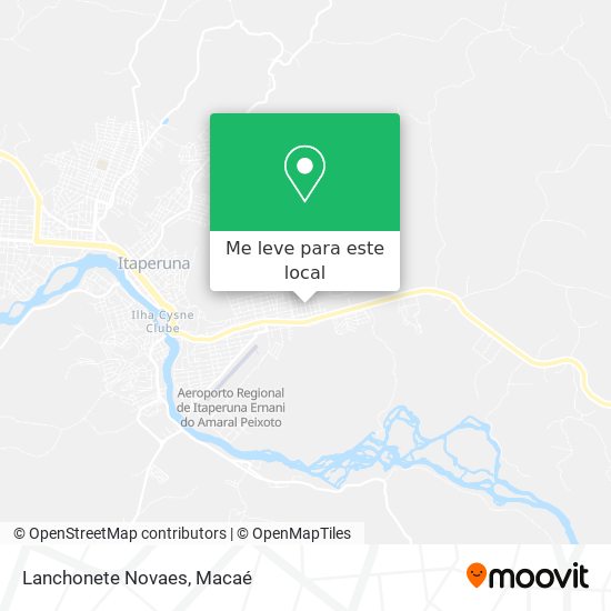 Lanchonete Novaes mapa