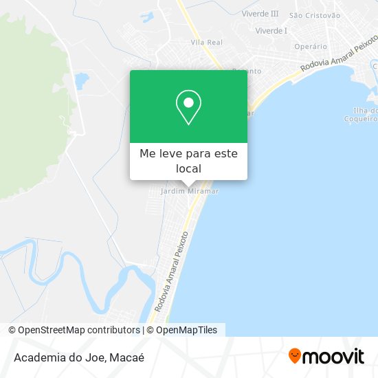 Academia do Joe mapa